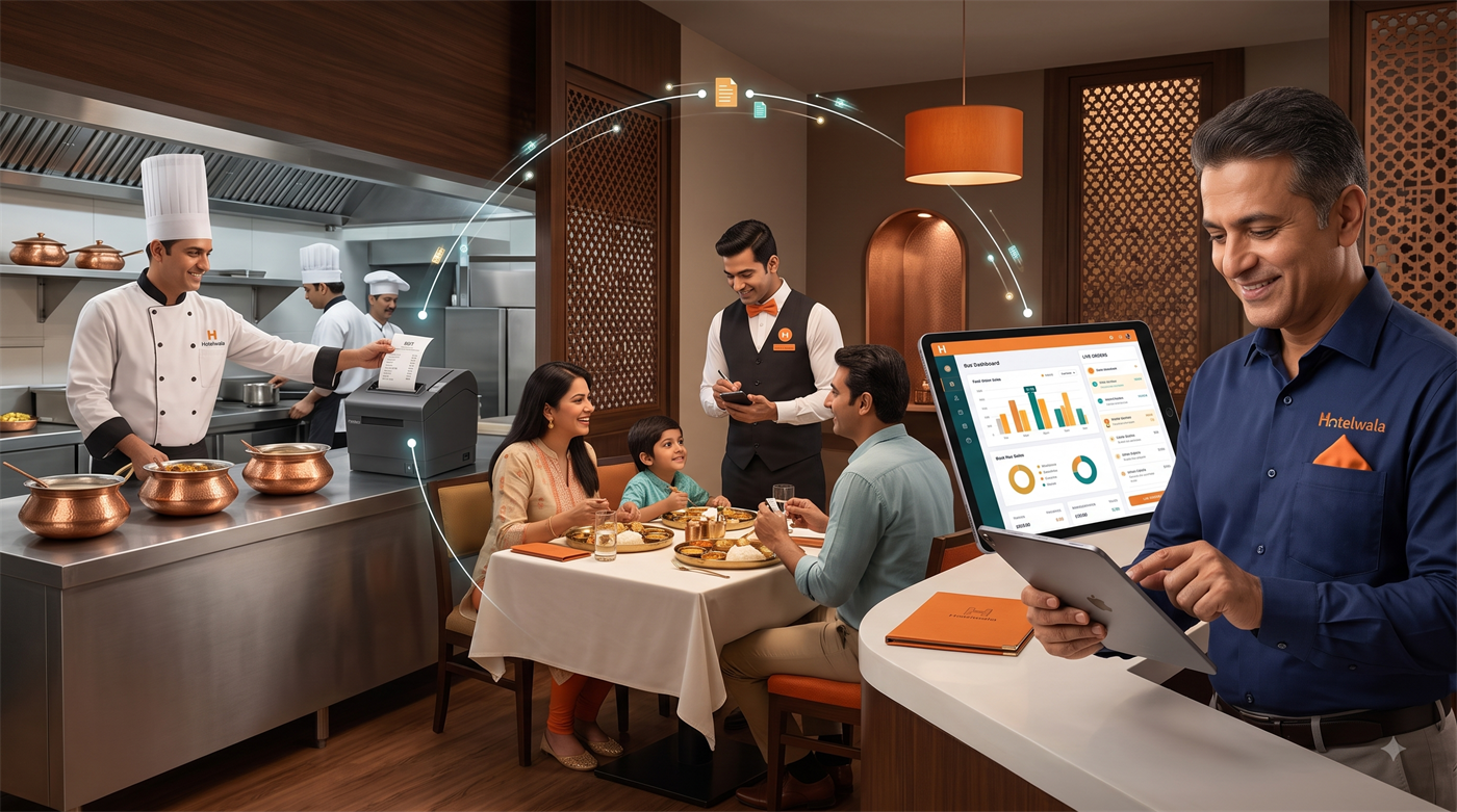 Hotel owner using Hotelwala